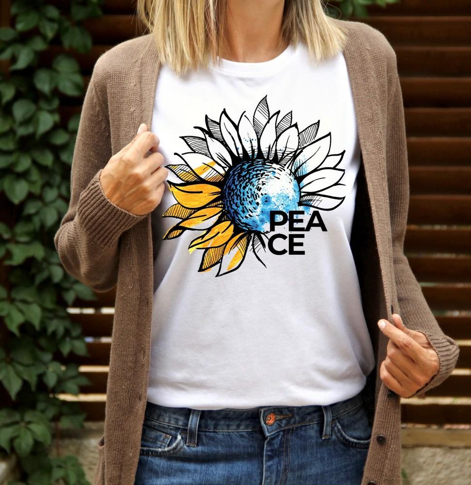 

Ukraine T-shirt Sunflower Ukrainian Flag Unisex T shirt Ukraine Pride Gift Shirt S