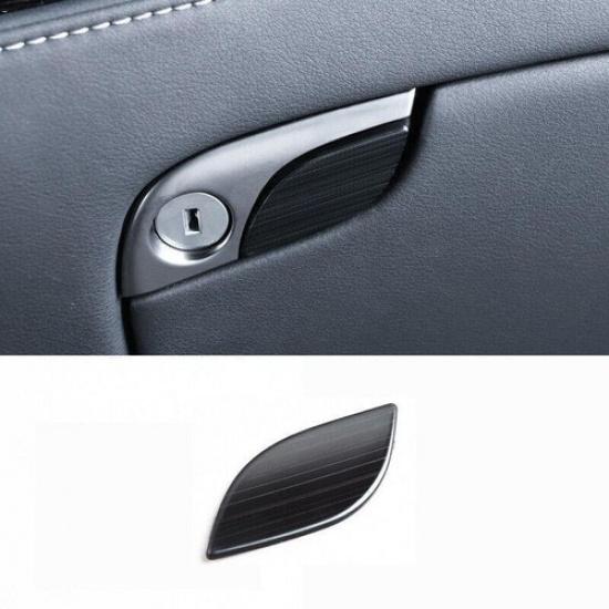 For Lexus LS500 2018- Black Titanium Co-Pilot Storage Box Switch Cover Trim