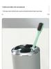 Bathroom Essentials: 6-Piece Set with Toothbrush Holder, Soap Dish, Toilet Brush, and Trash Can