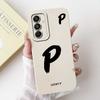 For Samsung Galaxy A17 4G Case New Lucky Letters A-Z Soft Silicone Back Cover For Samsung A17 A17 4G 5G 2025 Phone Cases Bumper