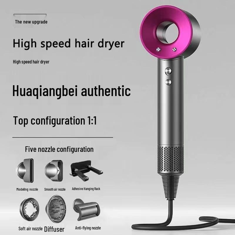 High-Speed Bladeless Hair Dryer with Negative Ion Technology, Comparable To Dyson, Gentle On Hair
