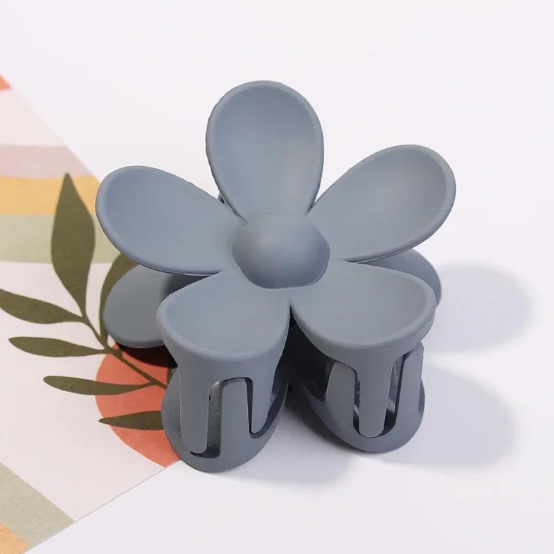 3.5cm 7cm Korea Flower Shape Hair Claw Clips Women Girls Ponytail Hairpin Barrette Headwear Accessories