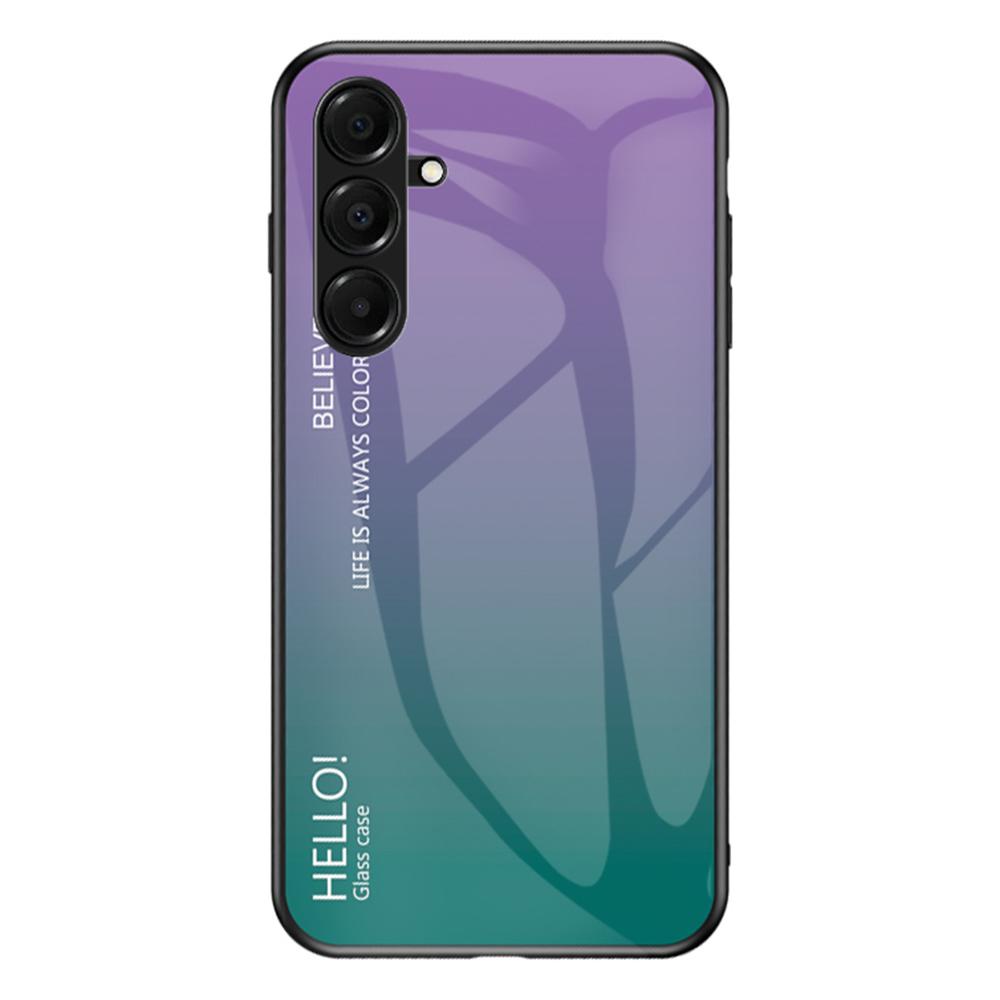 For Samsung Galaxy A17 5G Case Anti-Scratch Tempered Glass+PC+TPU Phone Cover