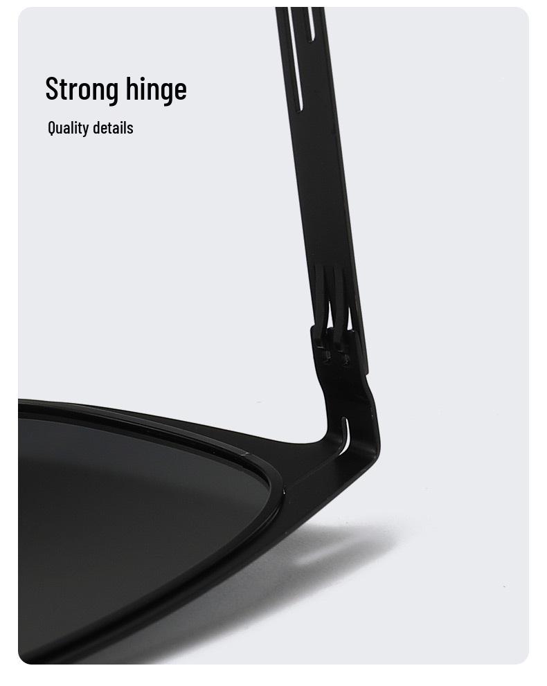 Men's Polarized Sunglasses: Lightweight Metal Frame, UV Protection, Versatile Everyday Wear