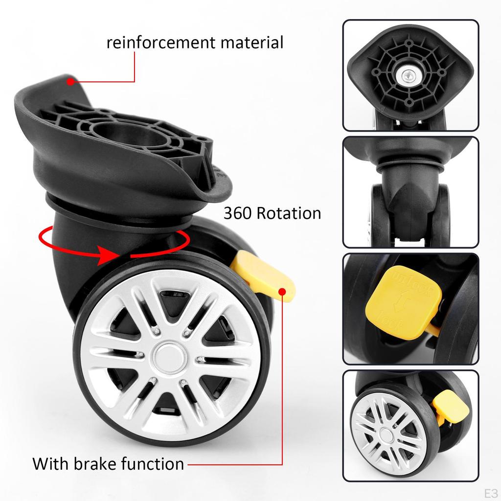 Replacement Wheels for Travel Luggage - Effortless Mobility