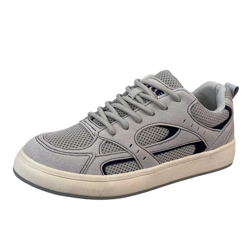

Fashion Blue Men s Sneaker Walking Mesh Shoes Youth Casual Cricket Student Shoes Fashion Trend Board Shoes Comfort Skateboard Shoes 39 серый