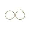 European Style Polished Stainless Steel Hoop Earrings for Women, Thin Small & Large Niche High-End Design Accessories.