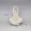 1 Stück Rote Sandstein Frau Statue - Klassische Harzskulptur mit eleganter Pose, Ideal für Wohnzimmer-, Schlafzimmer- oder Flurdekoration