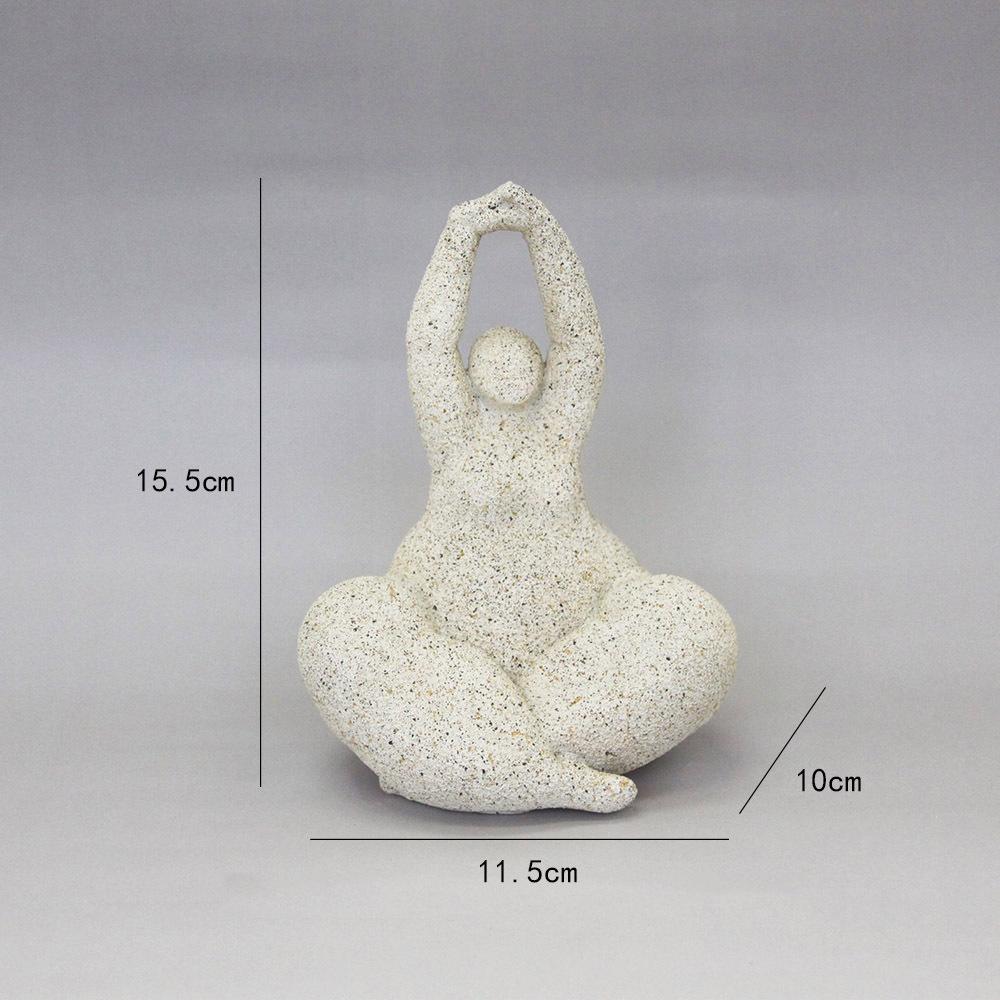 1 Stück Rote Sandstein Frau Statue - Klassische Harzskulptur mit eleganter Pose, Ideal für Wohnzimmer-, Schlafzimmer- oder Flurdekoration