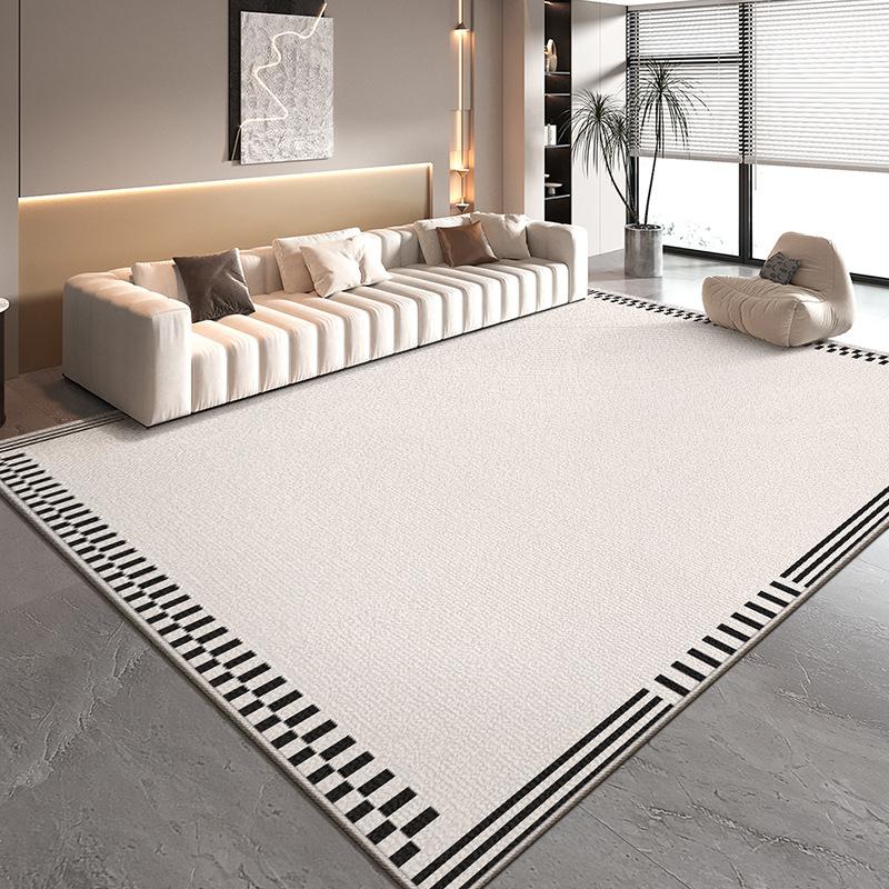 Lätt Lyx Vardagsrumsmatta Stor Yta Golvmatta High-end Sovrum Sängmatta