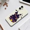 For iPhone 17 Case Bat Castle Pattern Printing Straight Edge TPU Phone Back Cover