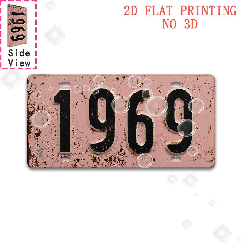 

D Flat D Flat pc Retro Aluminum Sign Vintage Metal Sign Decor for Bar Garage Man Cave Cafe Living Room Garden 15x30cm(5.9x7.8inch)