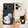 Für Realme GT 7 Hülle RMX5061 Kreatives Cartoon-Katzen-Süßigkeiten-Bemaltes Cover Weicher Silikon-Stoßfänger Für Realme GT7 Pro 7T RealmeGT7 Funda
