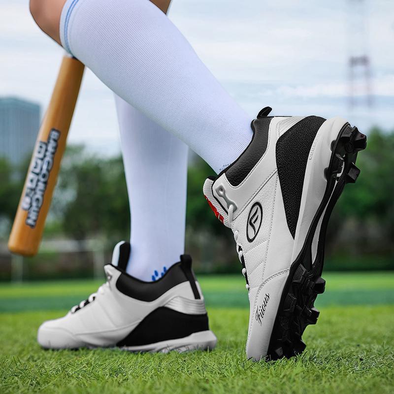 Professional Baseball Shoes Men's Plus Size Comfortable Rugby Softball Shoes Fitness Training Competition Shoes Sizes 38-47