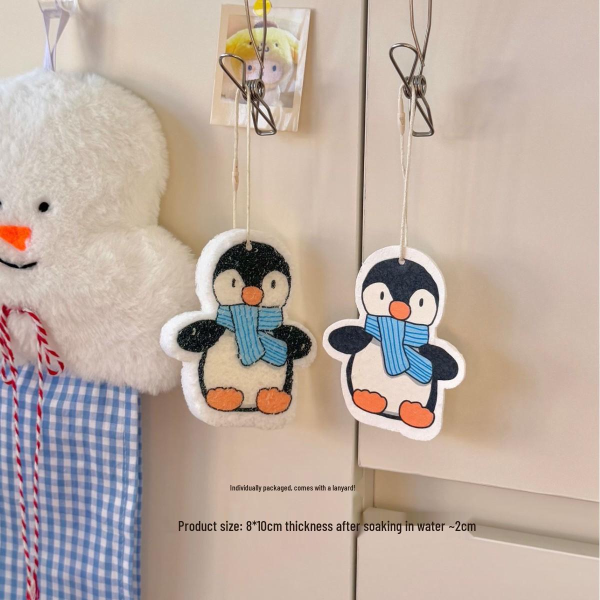 In Stock: Cute Natural Wood Pulp Cotton Dishcloth - Instantly Expands with Water