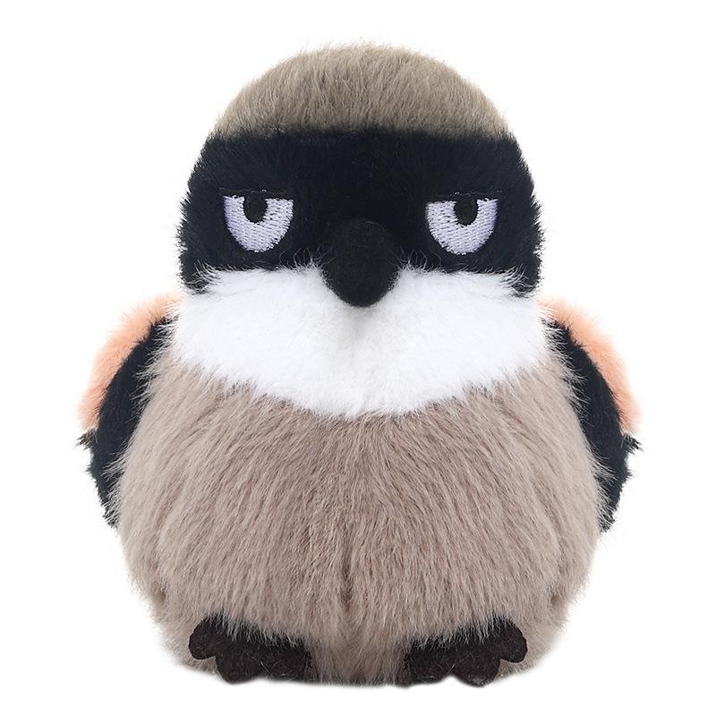 Long-Tailed Shrike Plush – Cute Bird Stuffed Animal Sleeping Pillow, Soft Plush Doll for Girls, Birthday Gift