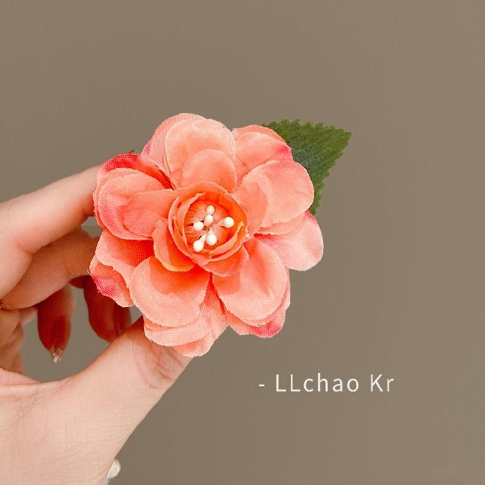 

Artificial Flower Hair Accessories Fabric Flower Duckbill clip Light Weight Hair Claws Clips Women