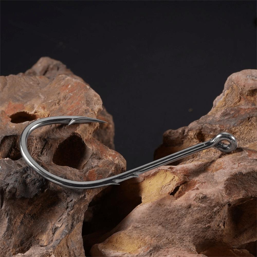 50/100pcs Size 4-5/0 Baitholder Fishing Hooks Long Shank Design Fishing Jig Hooks Bait Fishing