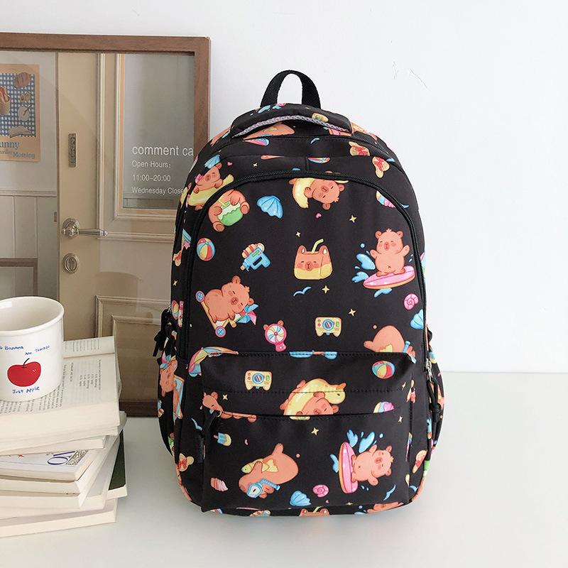 Secondary school bag cute backpack fashionable girl heart primary school backpack