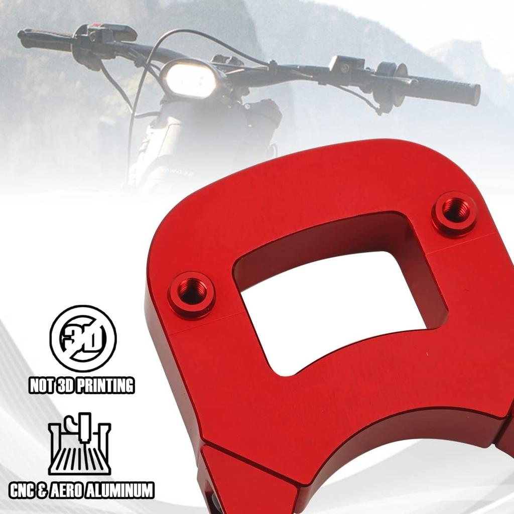 Speedo Relocation Mount,Aluminum Digital Display Relocation Bracket CNC Guard Cover Repositioning Tool for Sur Ron X/S Light Bee for Segway X260 X160