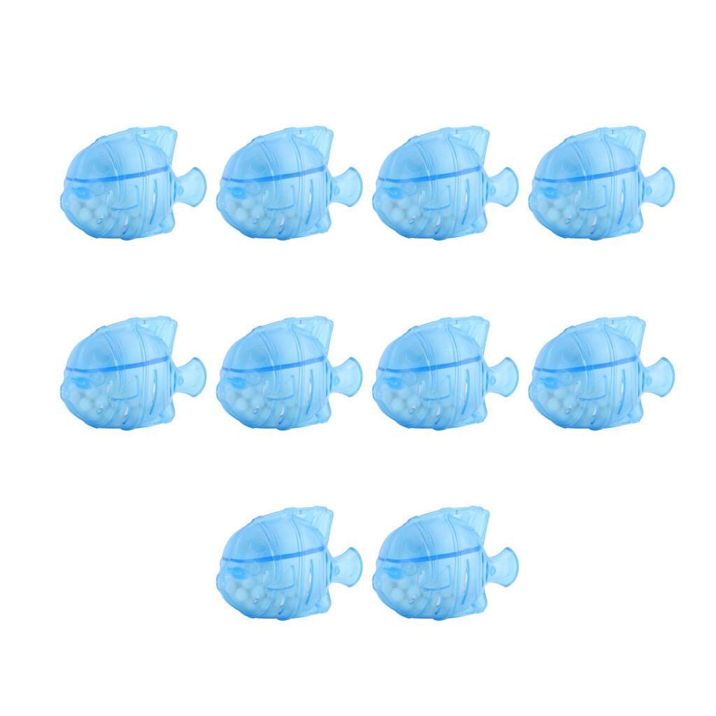 10PCS Humidifier Cleaner Fish ABS Blue Universal Humidifier Tank Cleaner for Warm Cool Mist Humidifiers