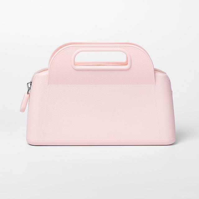 Silicone Handbag Women'S Cosmetic Bag Silicone Zipper Cosmetic Bag Travel Women'S Makeup Brush Holder Organizer Cosmetic Bag