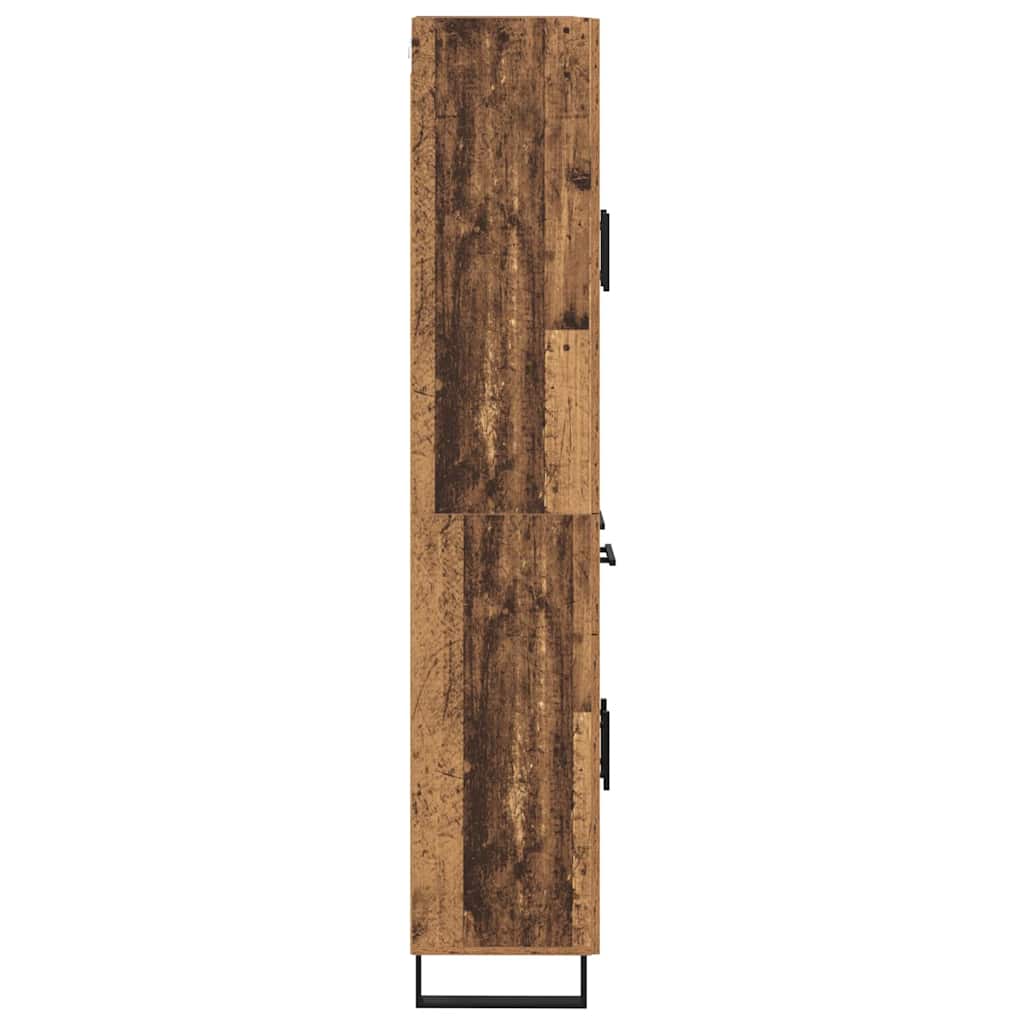 Highboard Reclaimed Wood 69.5 x 34 x 180 cm Particle Board