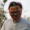 Realistic Halloween Cosplay Mask 3D Half Face Mask Halloween Pumpkin Mask  Costume Party Supplies