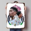 Jude Bellingham Footballer Art Metal Poster Customized Wall Art Retro Vintage Tinplate Signs for Man Cave Gaming Room Decoration