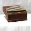 34-key Chromatic Kalimba, Double-sided (C Major On the Front and B Major On the Back), Solid Wood, 13cm X 18.5cm