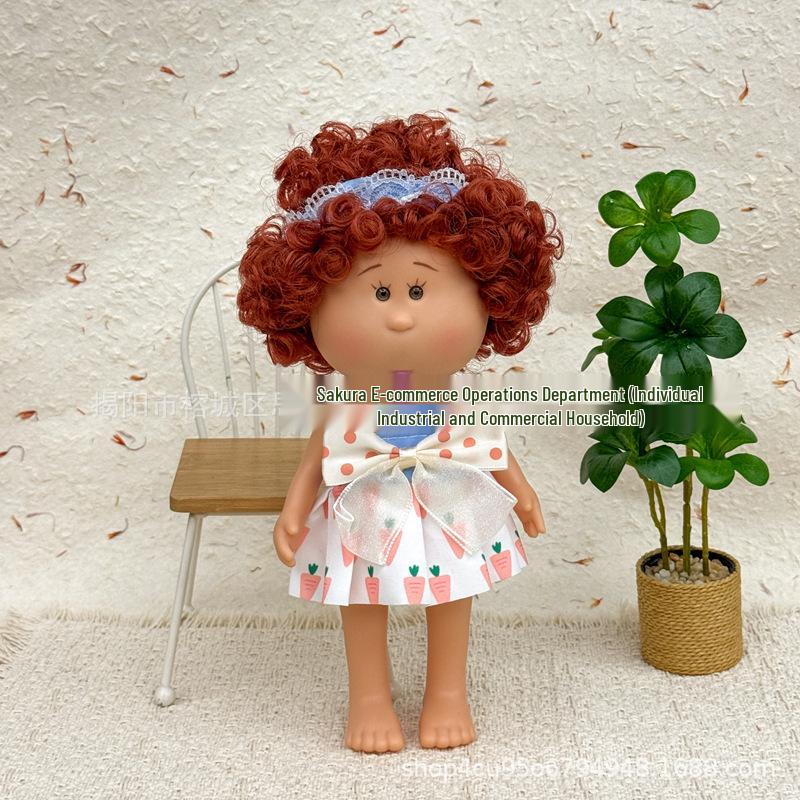 24cm Spanish Mia Potato Doll Dress-Up Set with Plush Outfit