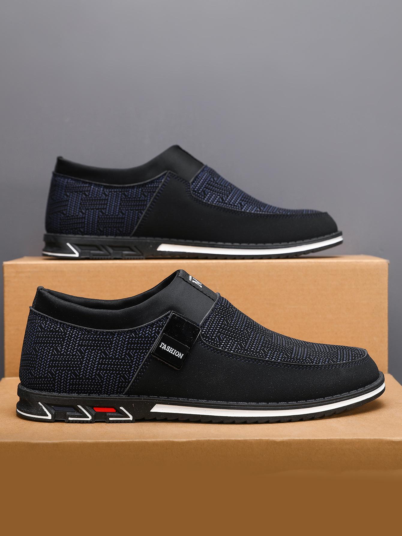 

Популярные мужские туфли больших размеров, повседневные туфли с плоской подошвой, облегающие одну педаль, очень большие по размеру, ленивые повседневные кожаные туфли, обувь для вождения 44