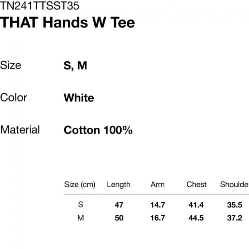 ThIs Is Never That Hands W Tee White