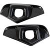 Carbon Fiber Style Front Fog Light Lamp Cover Molding Trims Accessories for 2022-2025 Toyota RAV4
