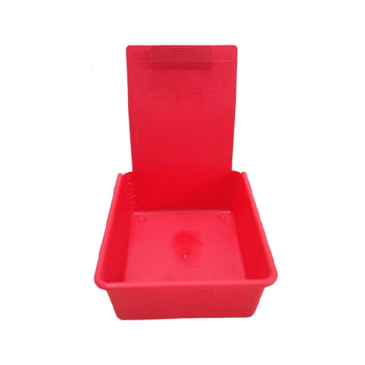 Dental Lab Storage Box With Clip Dental Working Lab Pan For Denture Mold Transport And Organization In Workshop