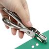 Metal 3/6mm Pore Diameter Punch Pliers Single Hole Puncher Hand Paper Scrapbooking Punches 1-8 Pages Paper Hole Puncher