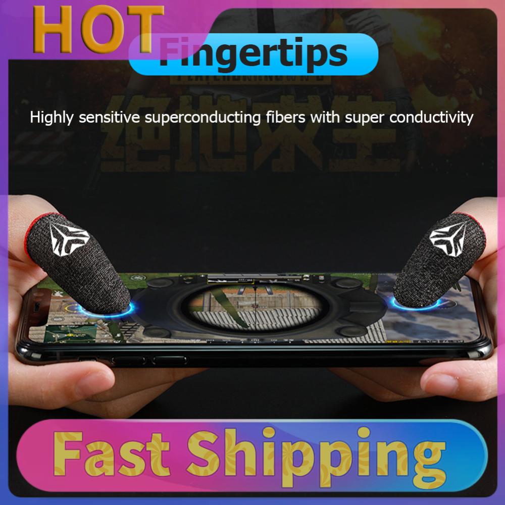 1 Paire de Manchons de Doigt de Jeu pour PUBG Gants de Pouce Respirants pour Jeu Mobile