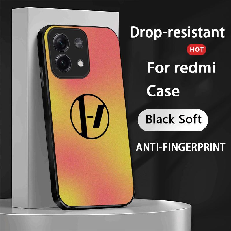 Cool 21-one pilot Phone Case For Xiaomi Redmi Note 13,12,11, 10 Pro Plus S, 5G, 12S, Soft Black Phone Cover