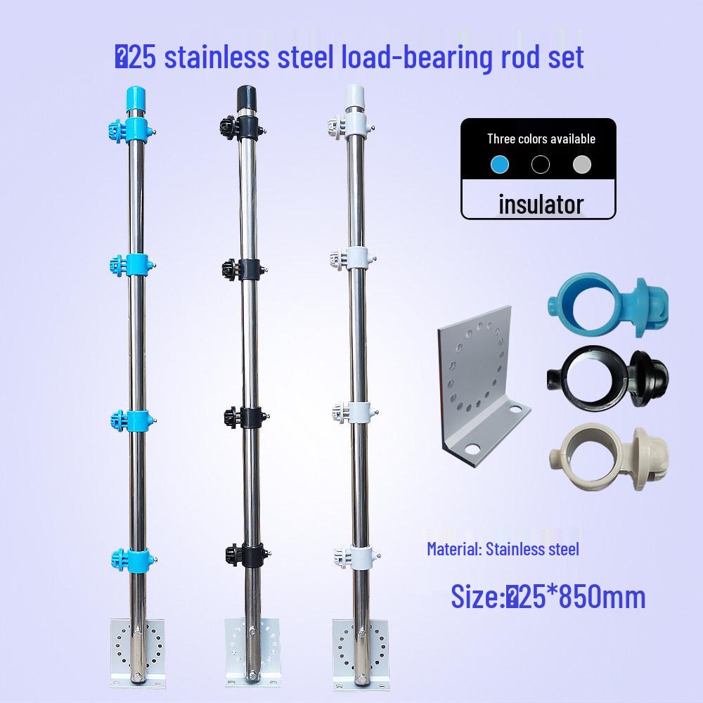 Pulse Electronic Fence Accessory Set: Aluminum Alloy Brackets & Posts (10 Sets) with Free Shipping