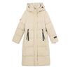 New Cotton-padded Clothes Women's Winter Long Over-the-knee Hooded Women's Cotton-padded Clothes Thickened Cotton-padded Jackets Trendy