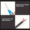 2 Pack 47 Inch Dual Color LED Car Door Warning Lights Flexible Safety Strip for Anti-Collision