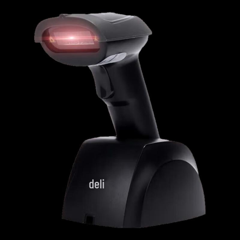 

Deli Wireless 1D Laser Barcode Scanner with Charging Base