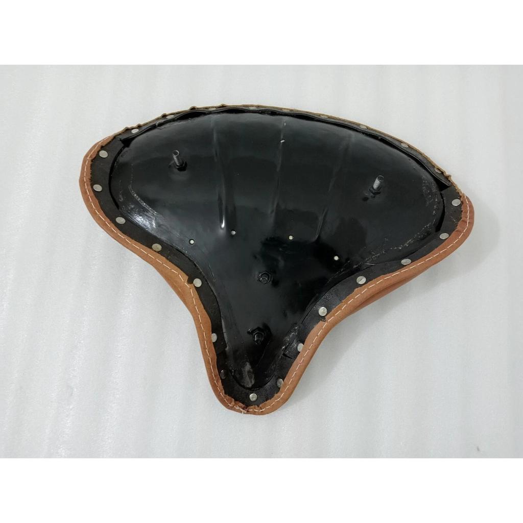 Genuine Leather HARLEY WLA WLC VL UL EL WL KNUCKLEHEAD SOLO SEAT FLATHEAD BROWN