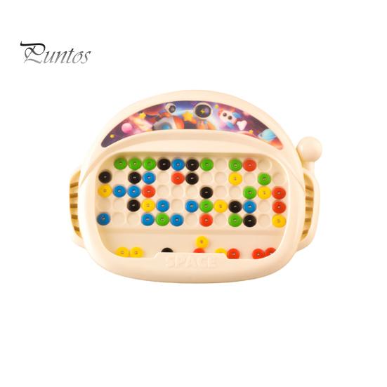 

1 комплект магнитной доски для рисования с 50 разноцветными бусинами, ручка «сделай сам», красочный точечный рисунок, раннее образование, детский блокнот для рисования, игрушка для малышей, мальчиков и девочек, подарок на день рождения белый