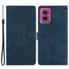 For Motorola Moto G55 5G Case with Card Clots Skin-Touch PU Leather Phone Cover Stand