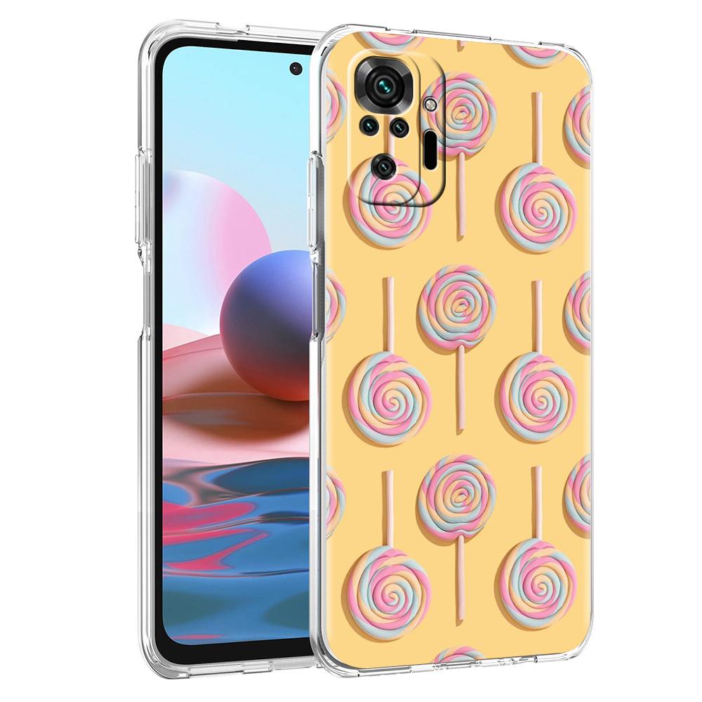 Floating Liquid Candy Mural Phone Case For Xiaomi Redmi Note 14 13 12 5G 9S 9 10 11 Pro Plus 4G 9T 14C 13C 12C 10C 9C 9A Cover