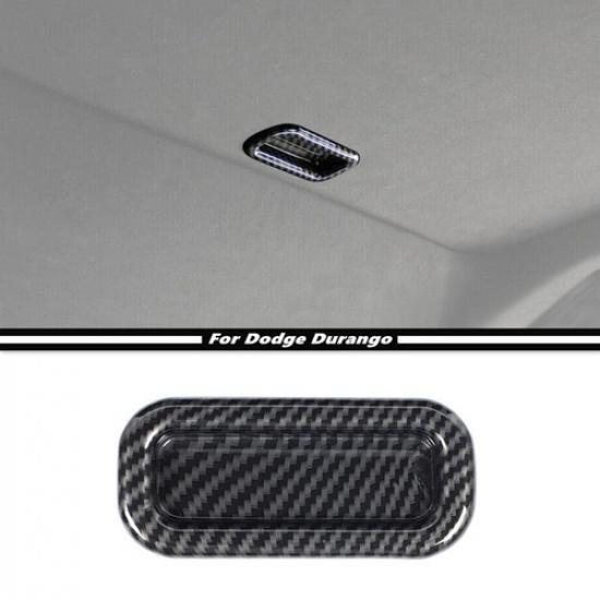Для Dodge Durango 2011-2024 ABS Углеродное волокно Накладка на ручку люка крыши автомобиля