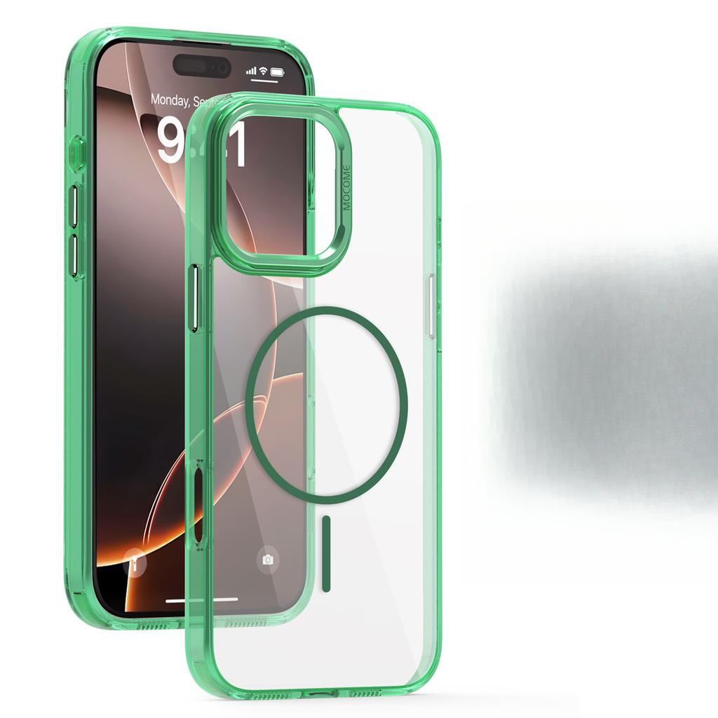 Star Shield Transparent Detaillierter Kreis Magnetische Saugkraft 14 Anwendbar auf iPhone13 Apple 16 Handyhülle 15PROMAX Sturzsichere Hülle