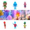 Crazy Element City Sammelfiguren-Set mit 6 PVC-Anime-Modellen
