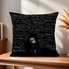Singer Adele Black Pillow Covers Cartoon Sofa Decorative Home Doublesided Printing Short Plush Cute Cushion Cover